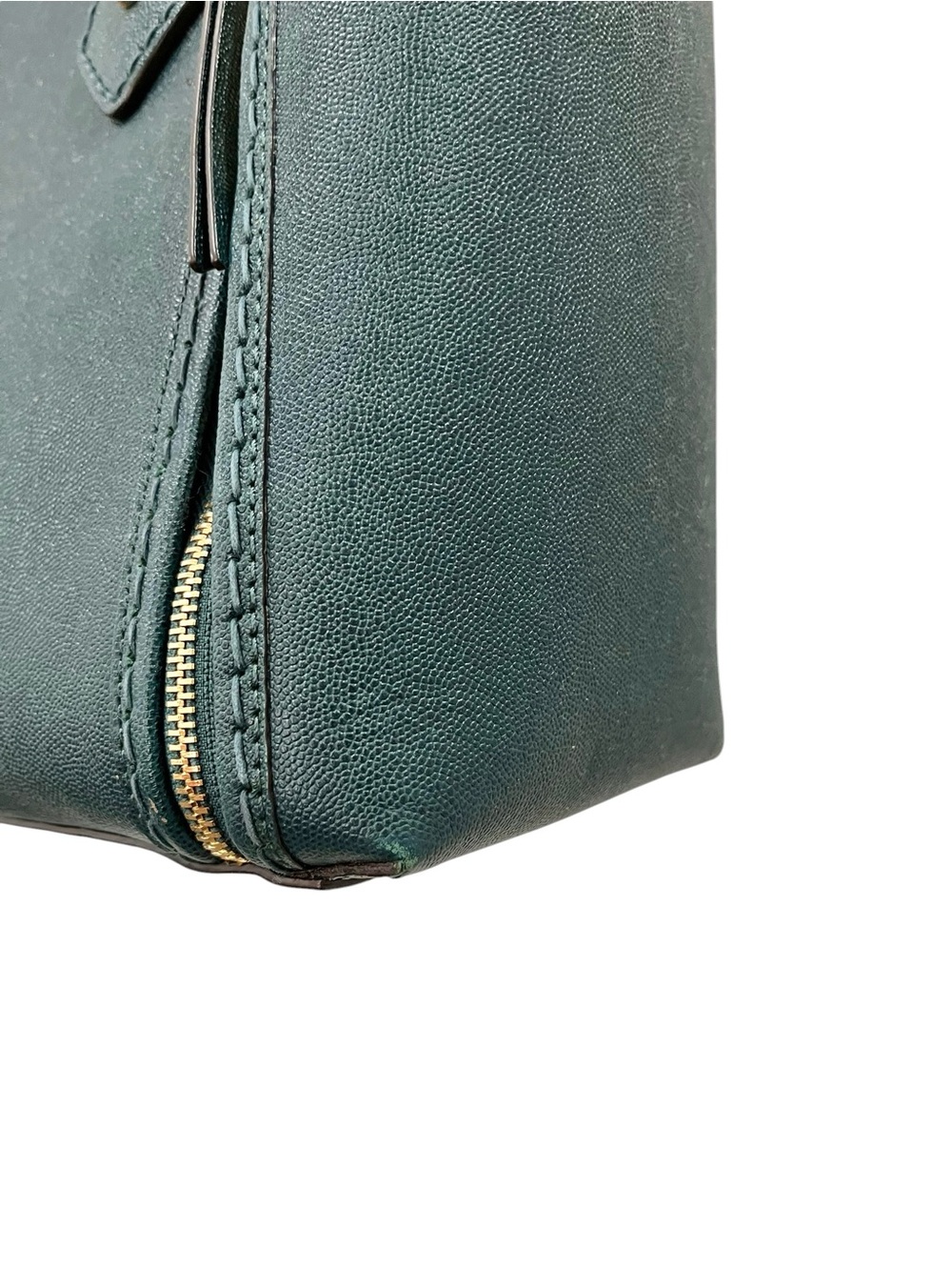 Henri Bendel A List Satchel Limited Edition Teal Green Leather NWOT - Picture 5 of 14
